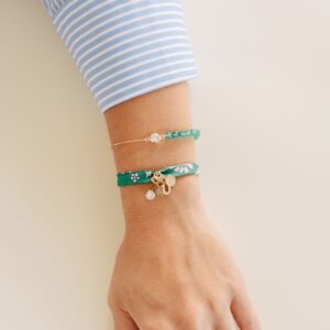 Pulseira de Tecido Liberty Jade
